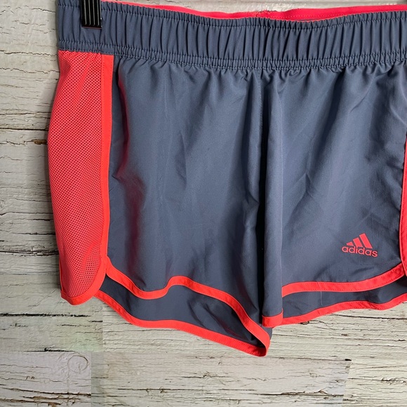 Adidas shorts gray and pink size small athletic - Picture 3 of 9